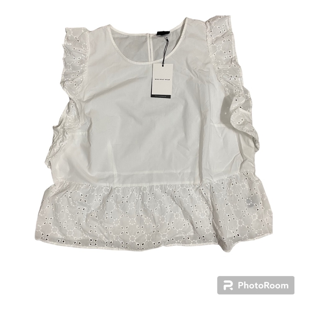Who what wear white top size 3x